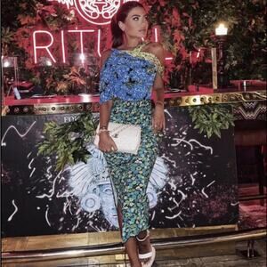Zara Floral Print Dress Size Extra Small XS